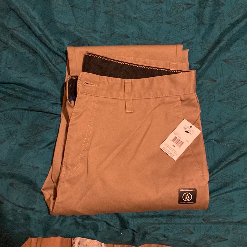 Volcom khaki pants